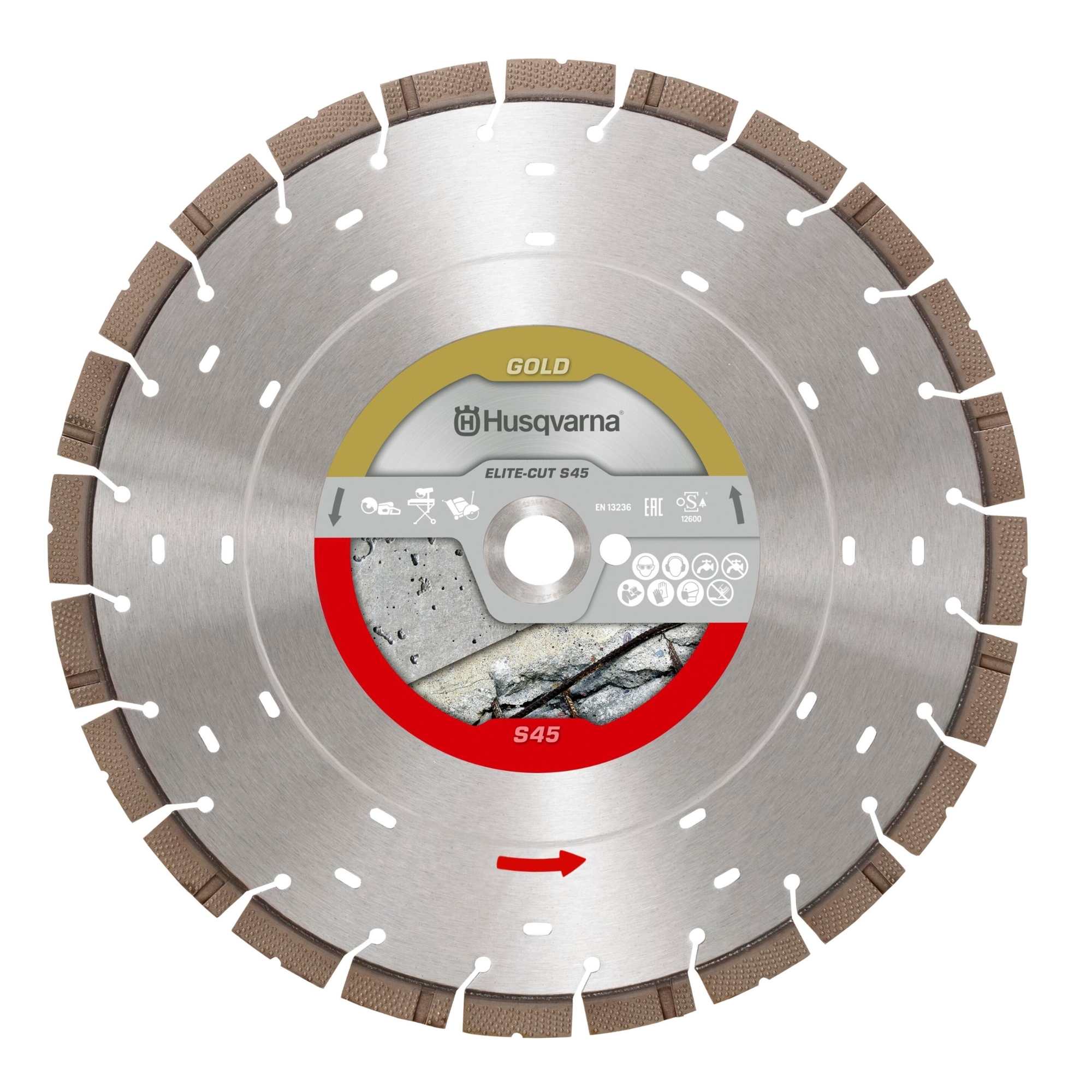Husqvarna Diamond Blade - 14in. Diameter, .450in. Series, Model# 599494725